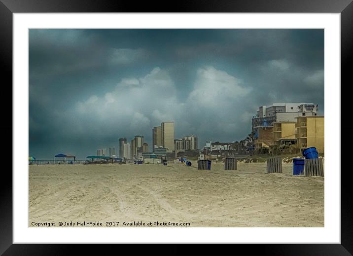 Before the Crowds Framed Mounted Print by Judy Hall-Folde