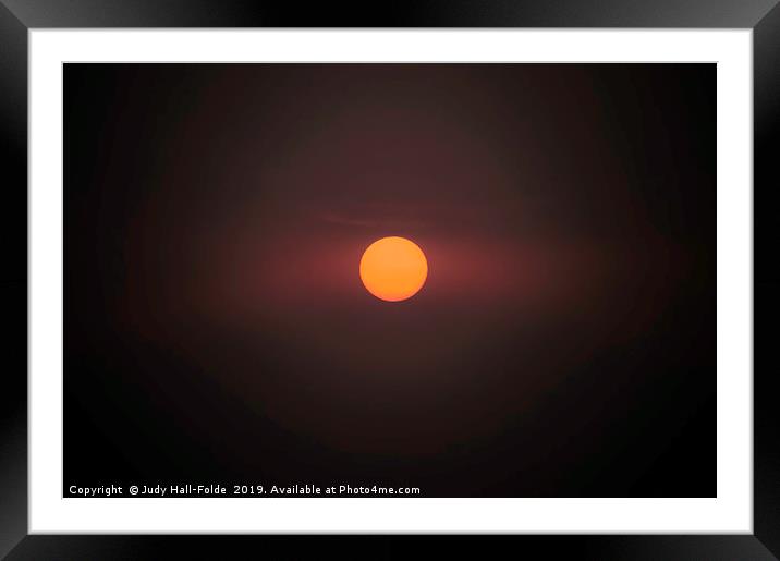 Sweet Belize Sunrise Framed Mounted Print by Judy Hall-Folde