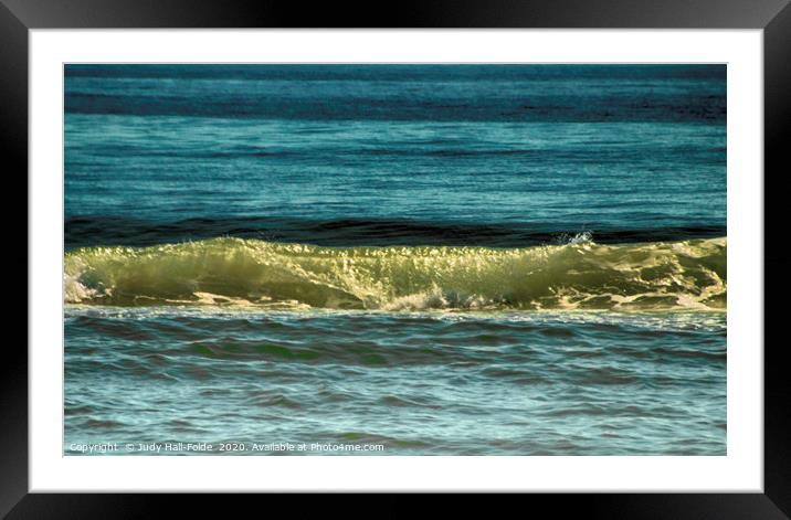 Rolling Framed Mounted Print by Judy Hall-Folde