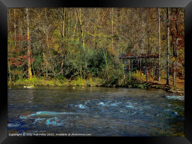 River Life Framed Print by Judy Hall-Folde