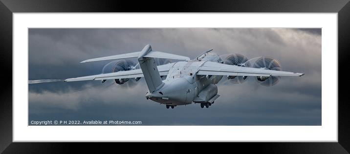 Military Transport Framed Mounted Print by P H