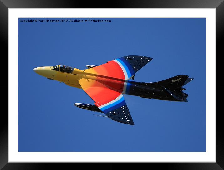 Hunter air display Framed Mounted Print by P H