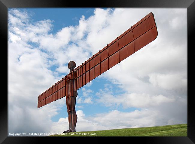 Angel of the North Framed Print by P H