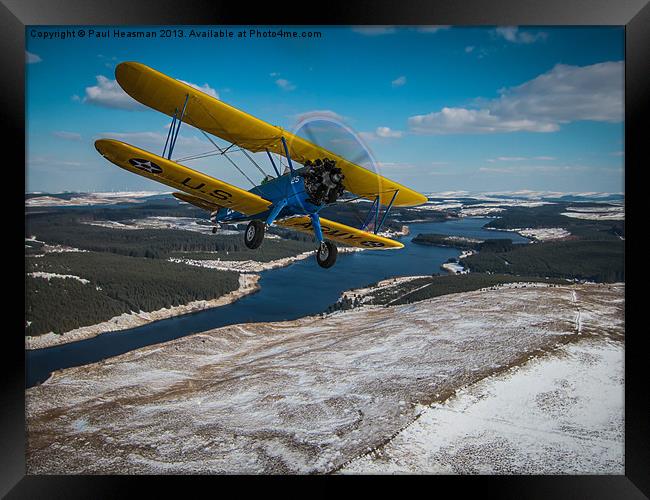 Boeing Stearman Framed Print by P H