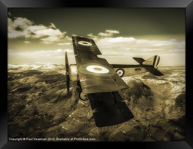 Sopwith Pup Fighter Framed Print by P H