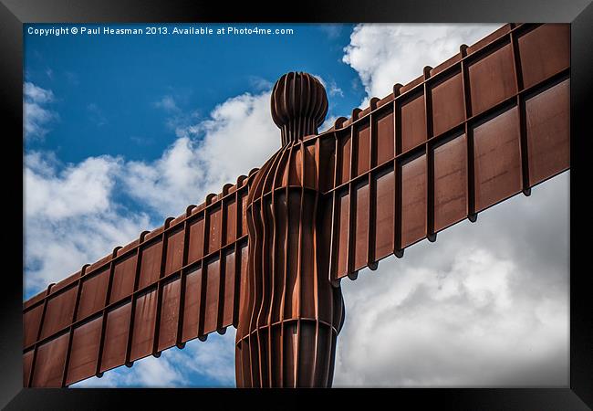 Angel of the North Framed Print by P H