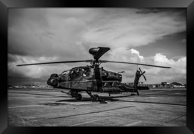 AH-64 Apache Framed Print by P H