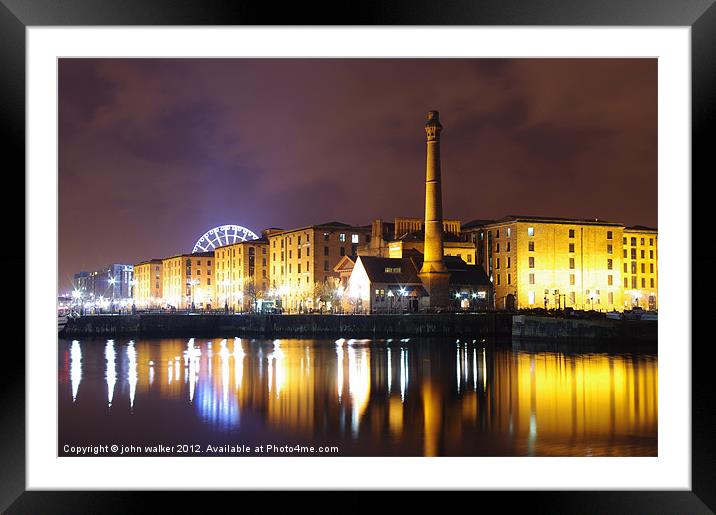 Liverpool Pumphouse Framed Mounted Print by john walker