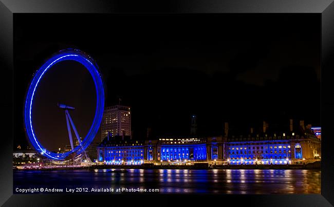 London O2 Framed Print by Andrew Ley