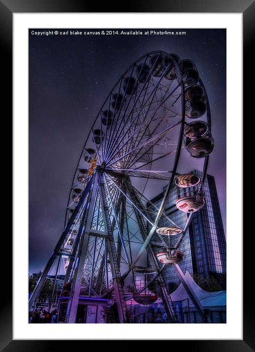 the brum eye  Framed Mounted Print by carl blake