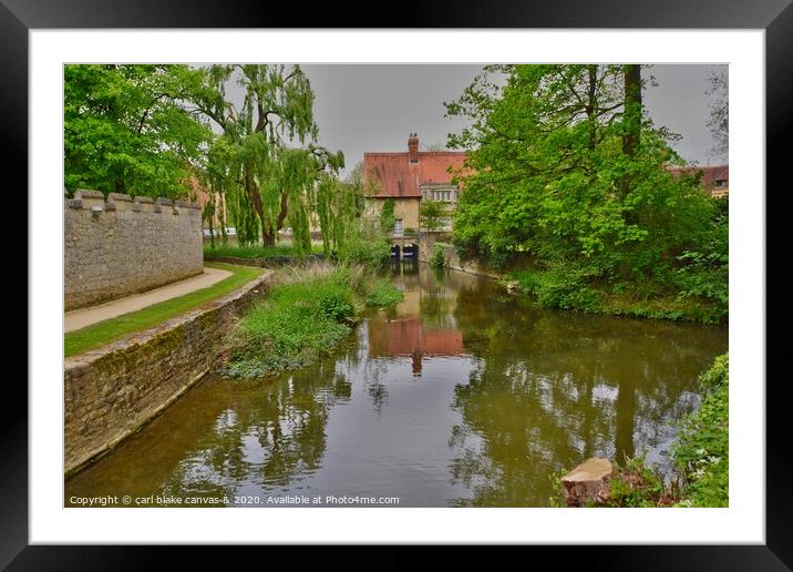 magdalen college mill Framed Mounted Print by carl blake