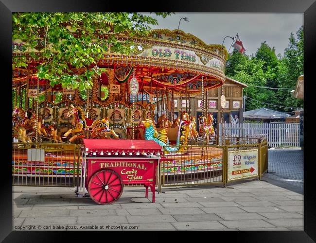 all the fun of the fair Framed Print by carl blake