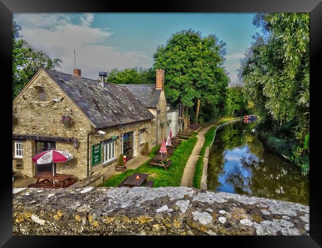 the jolly boatman inn Framed Print by carl blake