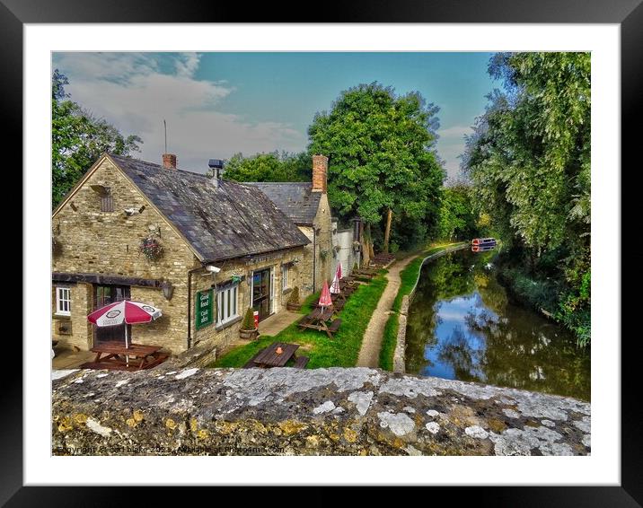 the jolly boatman inn Framed Mounted Print by carl blake