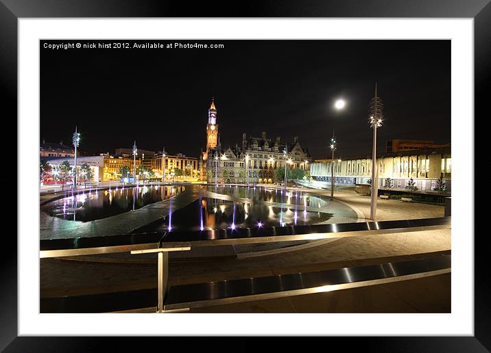 City Park, Bradford Framed Mounted Print by nick hirst