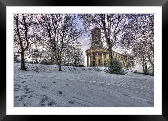 United Reformed Church, Saltaire Framed Mounted Print by nick hirst