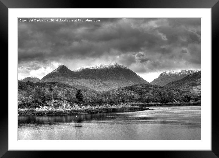 Pap of Glencoe Framed Mounted Print by nick hirst