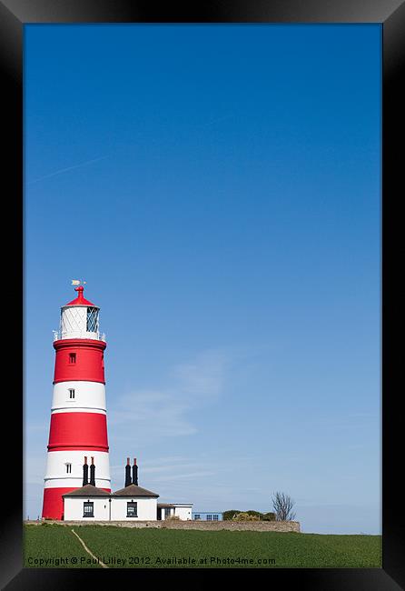 Majestic Happisburgh Lighthouse Framed Print by Digitalshot Photography