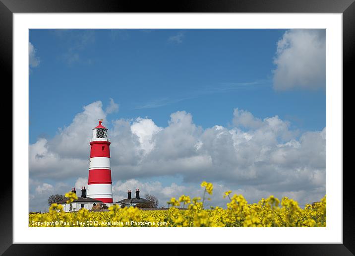 Radiant Happisburgh Lighthouse Framed Mounted Print by Digitalshot Photography
