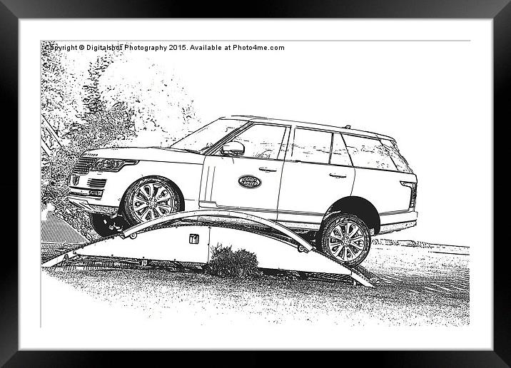 Unleash the Power Range Rover SDV8 Supercharged Framed Mounted Print by Digitalshot Photography