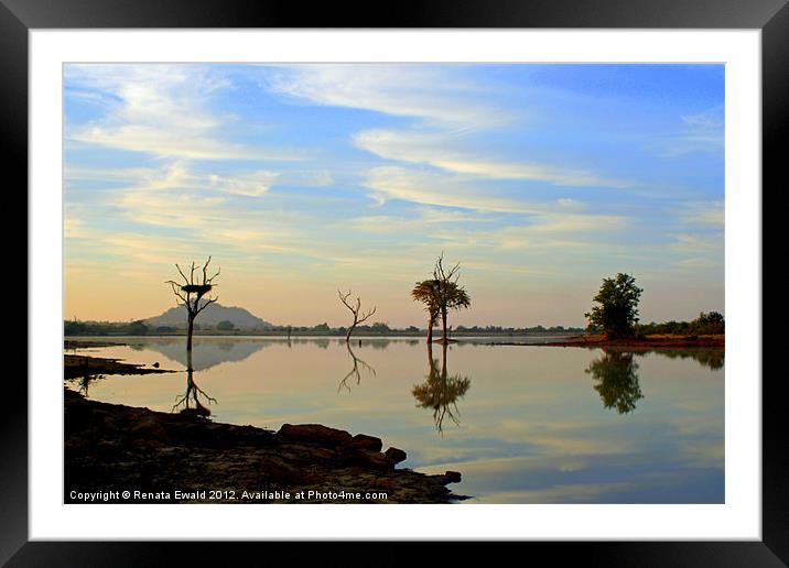 EARLY MORNING OVER SABLE Framed Mounted Print by Renata Ewald