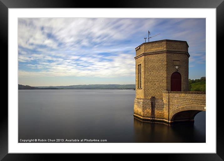 Chew Valley Lake Framed Mounted Print by Robin Chun