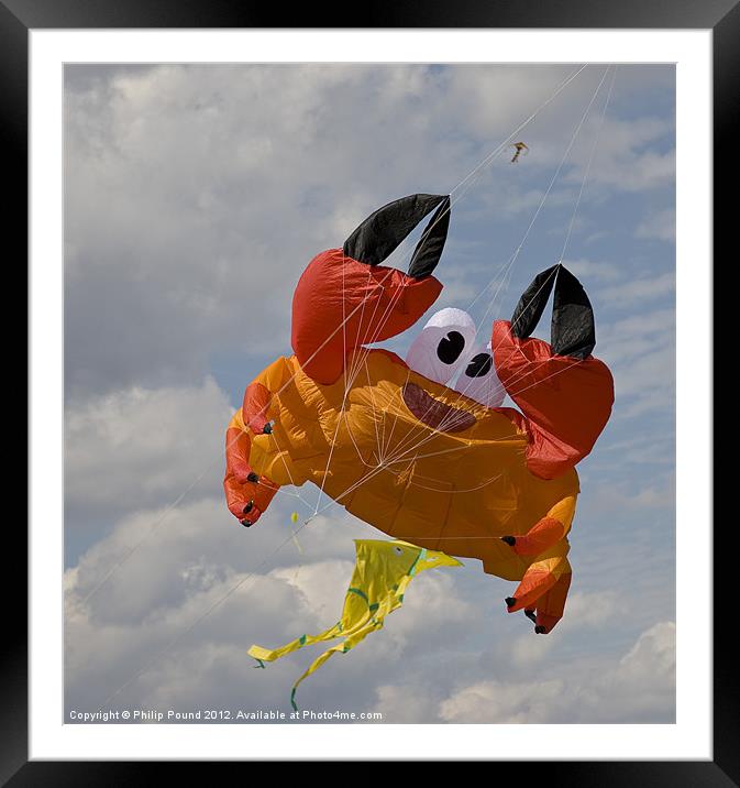 Giant Crab Kite Framed Mounted Print by Philip Pound