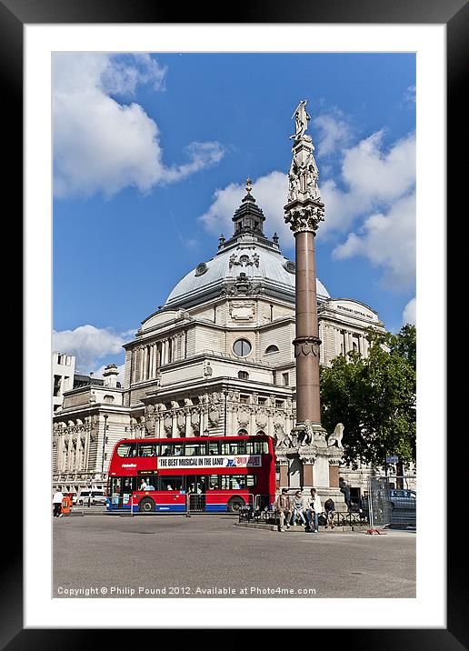 Methodist Central Hall in Westminster Framed Mounted Print by Philip Pound