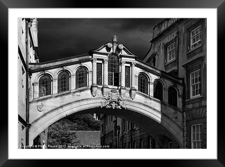Bridge of Sighs Oxford Framed Mounted Print by Philip Pound
