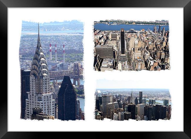View from the Empire State Building Framed Print by Philip Pound