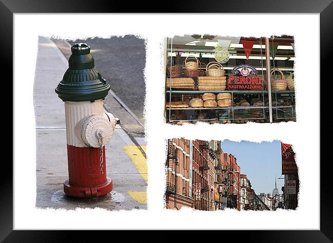 New York Little Italy USA Framed Print by Philip Pound