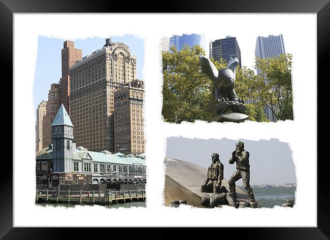 Pier A in Manhattan New York Framed Print by Philip Pound