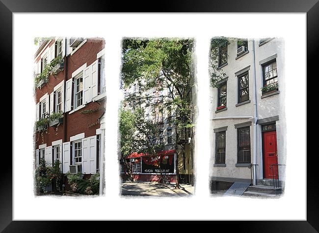 New York Greenwich Village Framed Print by Philip Pound