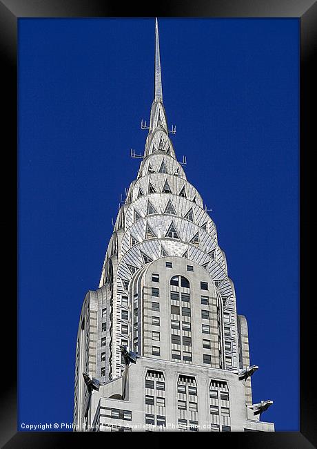 Chrysler Building New York USA Framed Print by Philip Pound