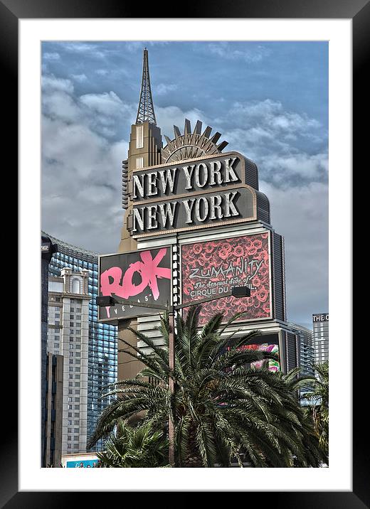 New York New York Framed Mounted Print by Philip Pound