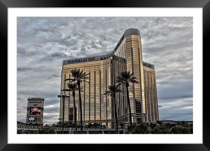 Mandalay Bay Hotel Las Vegas Framed Mounted Print by Philip Pound