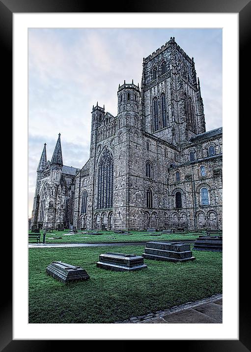 Durham Cathedral Building Framed Mounted Print by Philip Pound