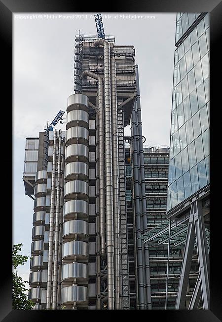  Lloyds Building in London Framed Print by Philip Pound