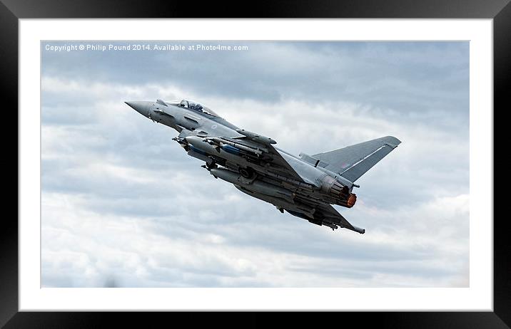  RAF Tornado Jet in Flight Framed Mounted Print by Philip Pound