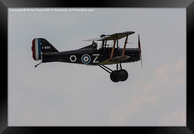  Royal Flying Corps Replica SE5 Single Seat Fighte Framed Print by Philip Pound