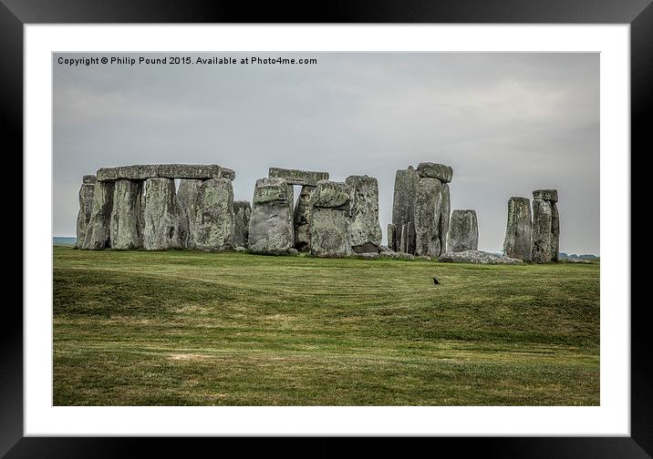  Stonehenge  Framed Mounted Print by Philip Pound