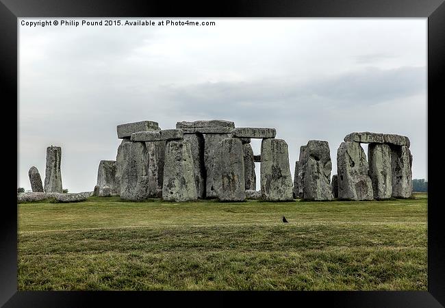 Stonehenge  Framed Print by Philip Pound