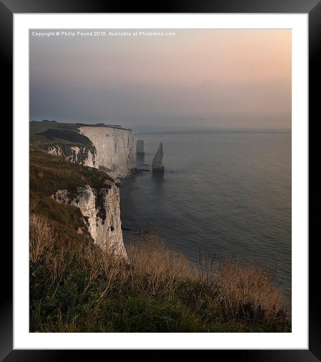  Sunrise on the Jurassic Coast Framed Mounted Print by Philip Pound