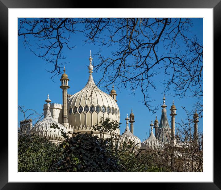 The Royal Pavilion Dome Brighton Framed Mounted Print by Philip Pound