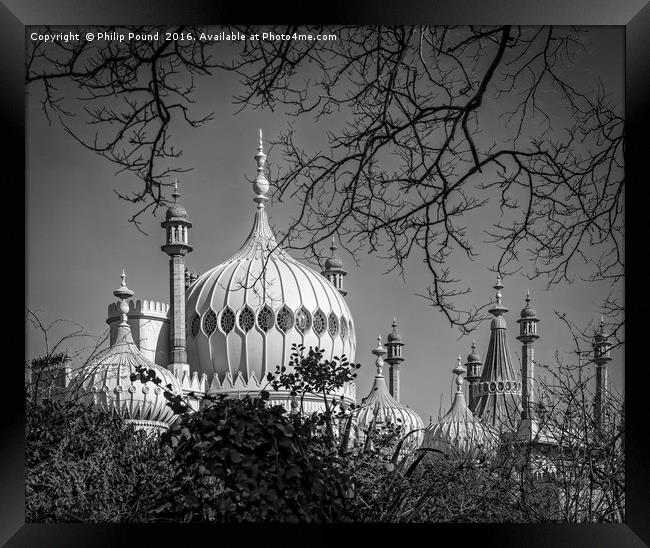 Brighton Royal Pavilion Dome Framed Print by Philip Pound