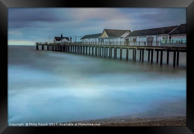 Southwold Pier Framed Print by Philip Pound