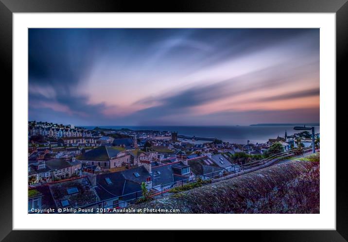 St Ives at Dawn Framed Mounted Print by Philip Pound