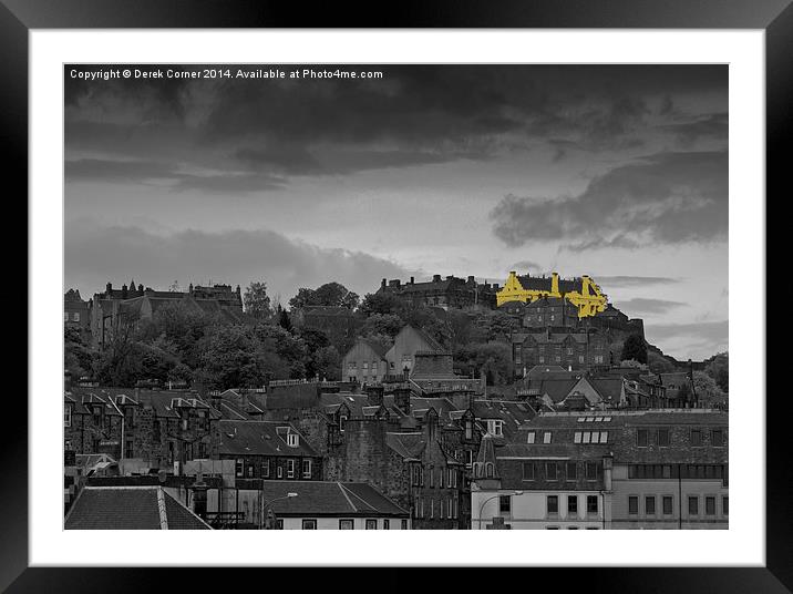Stirling Castle Framed Mounted Print by Derek Corner