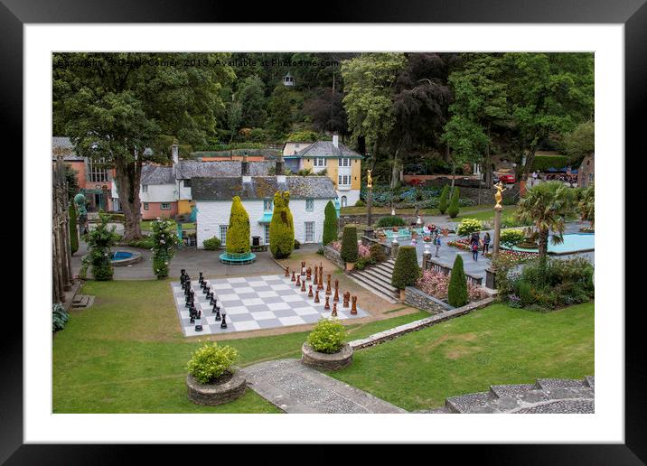 Portmeirion Framed Mounted Print by Derek Corner