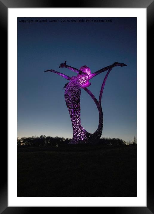 Arria Framed Mounted Print by Derek Corner